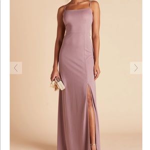 Mauve bridesmaid dress